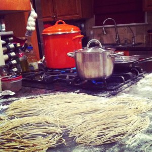 What a way to impress your friends by making them homemade pasta right in your kitchen! It's simple, too!